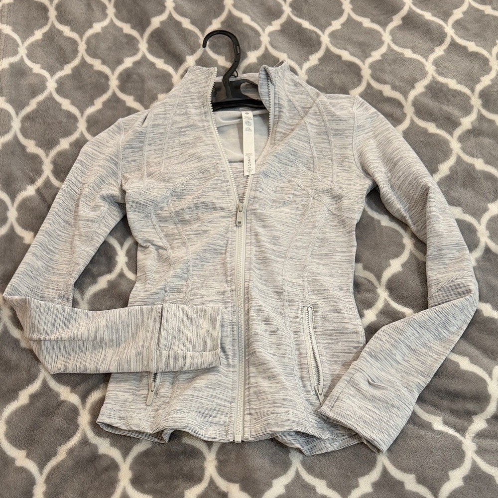Lululemon Athletica Gray Zip-Up Jacket